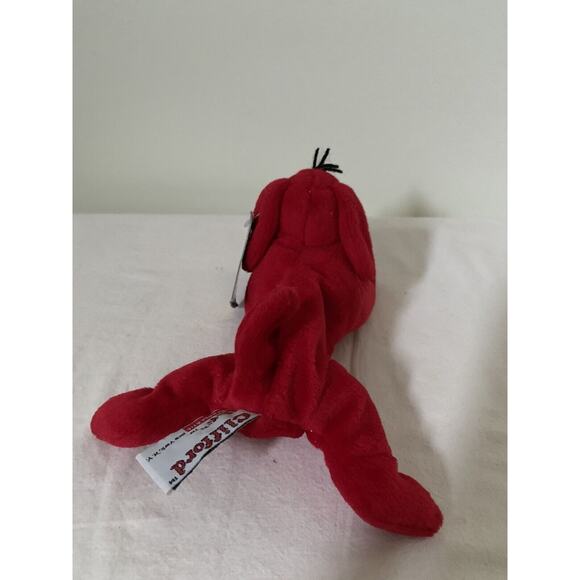 Clifford the Big Red Dog Plush Scholastic Side Kicks 8" Tags Bean Bag Toy - Picture 4 of 16